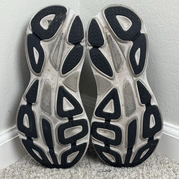 Hoka One One Womens Bondi 8 1127952 BWHT Black Running Shoes Sneakers Size 10 B - Picture 7 of 11